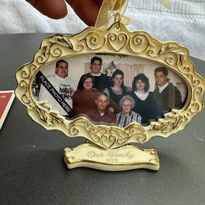 Our Family - Hallmark Porcelain Photo Holder from 2004